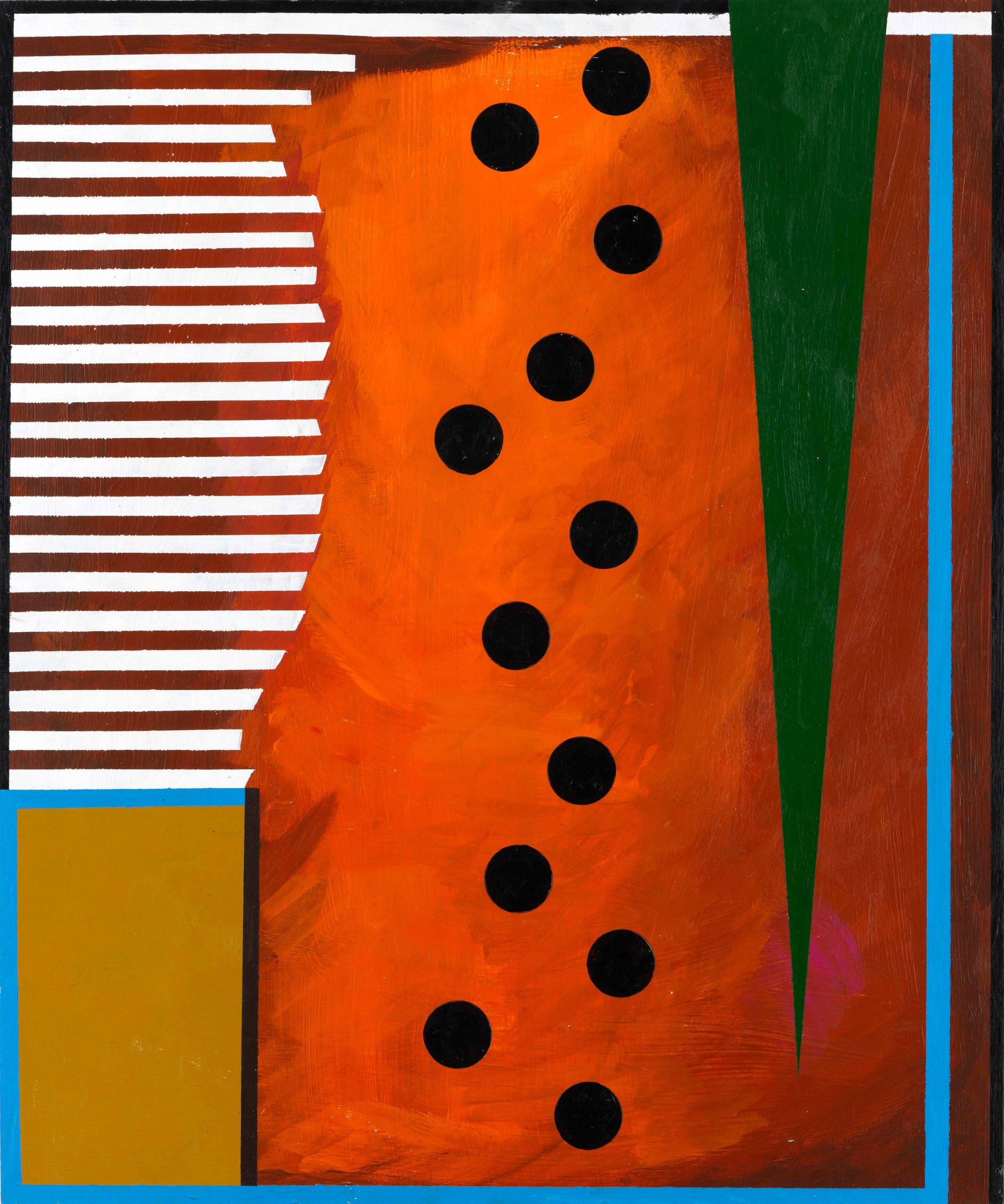 Vase, 2011, Acryl auf Holz, 60 x 50 cm